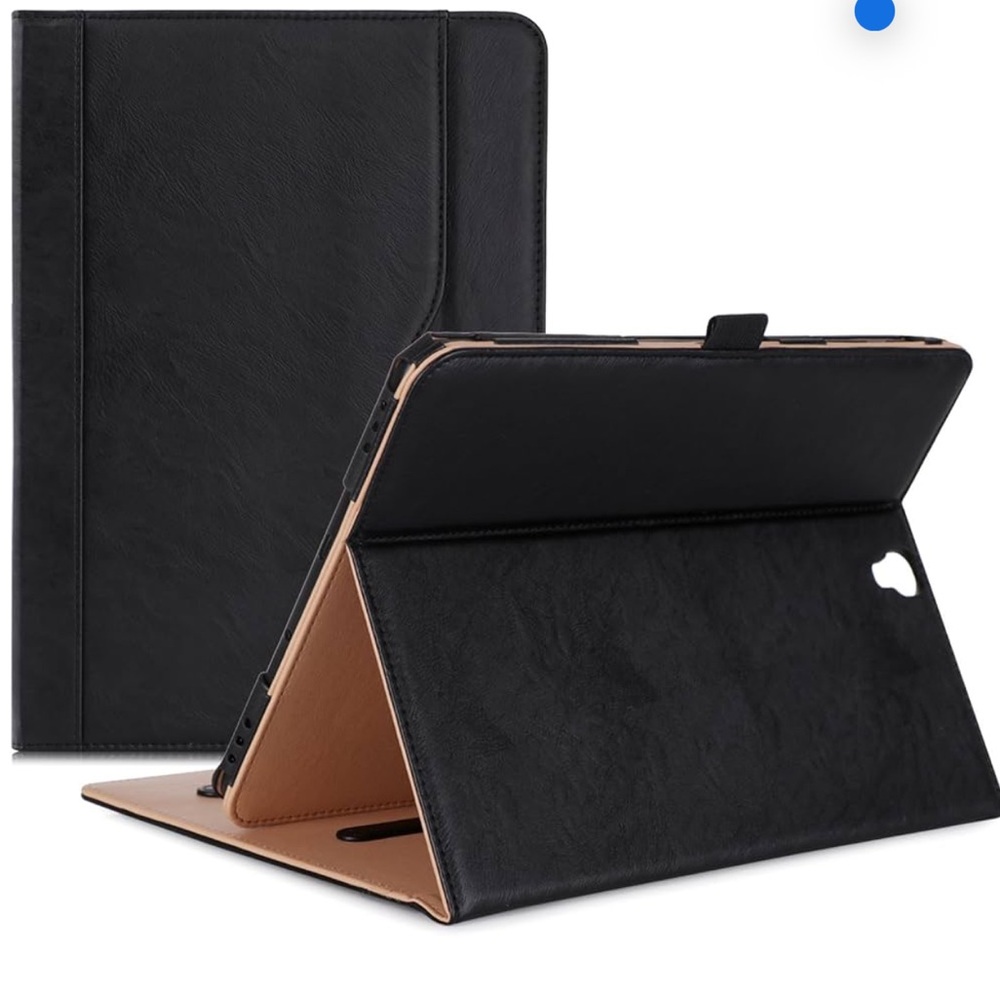 ProCase Galaxy Tablet S3 9.7” Case/Stand w Multiple Viewing Angles-Black Leather